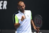 Dan Evans at the 2023 Australian Open.